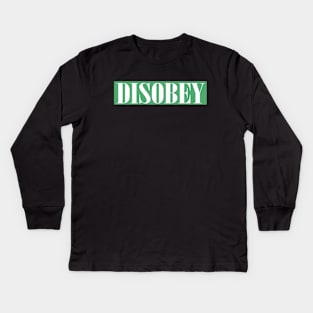 DISOBEY Kids Long Sleeve T-Shirt